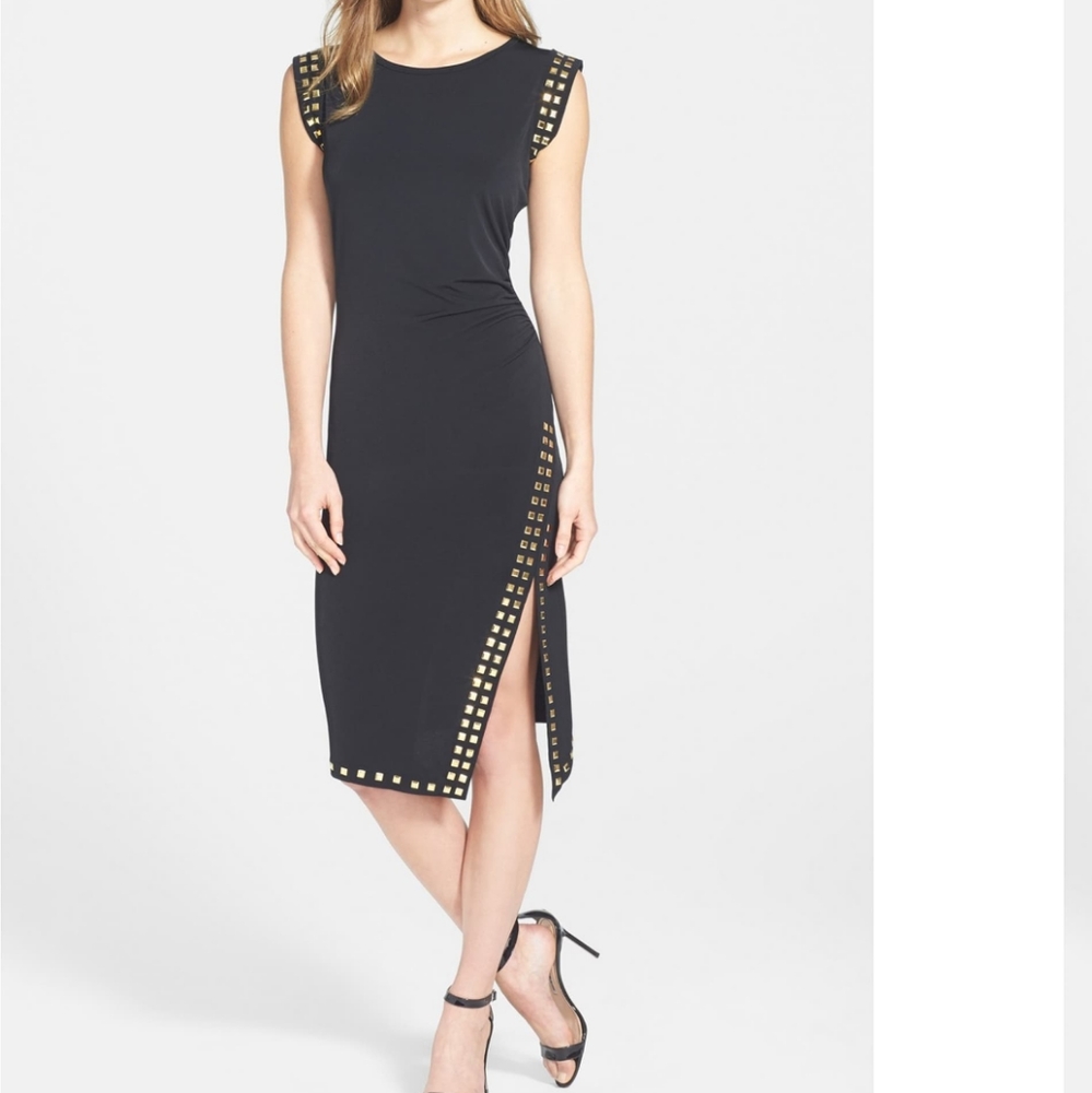 Micheal Kors asymmetrical studded dress
